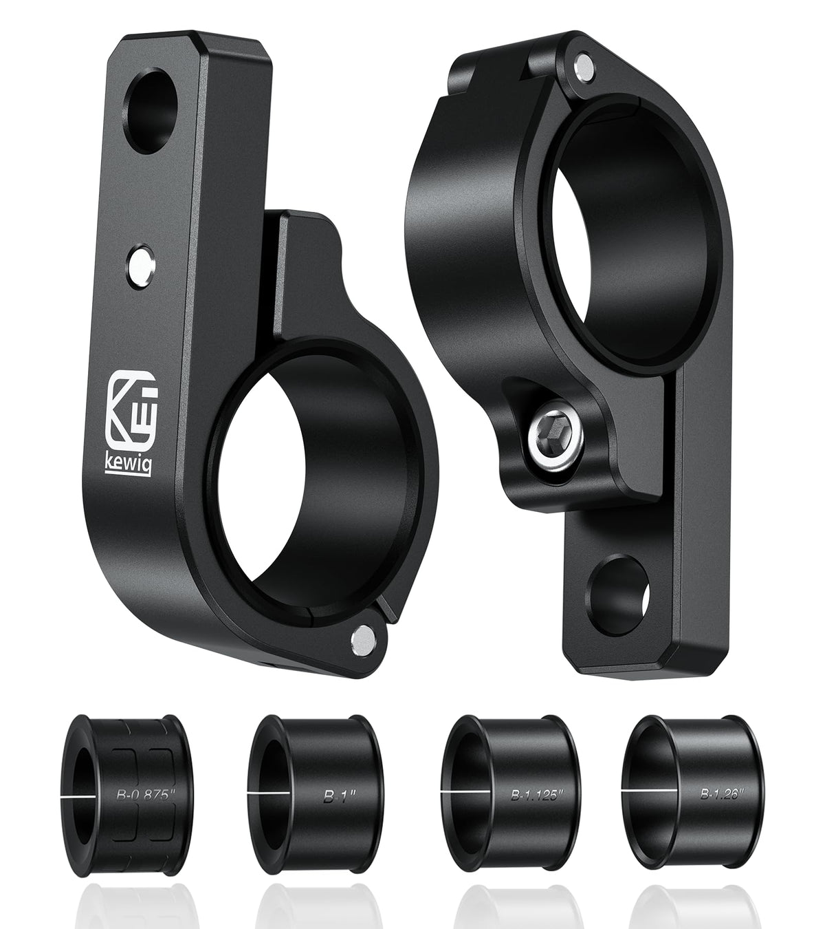 VAZESWIN front view of both mounting brackets highlighting build and finish, durable hold