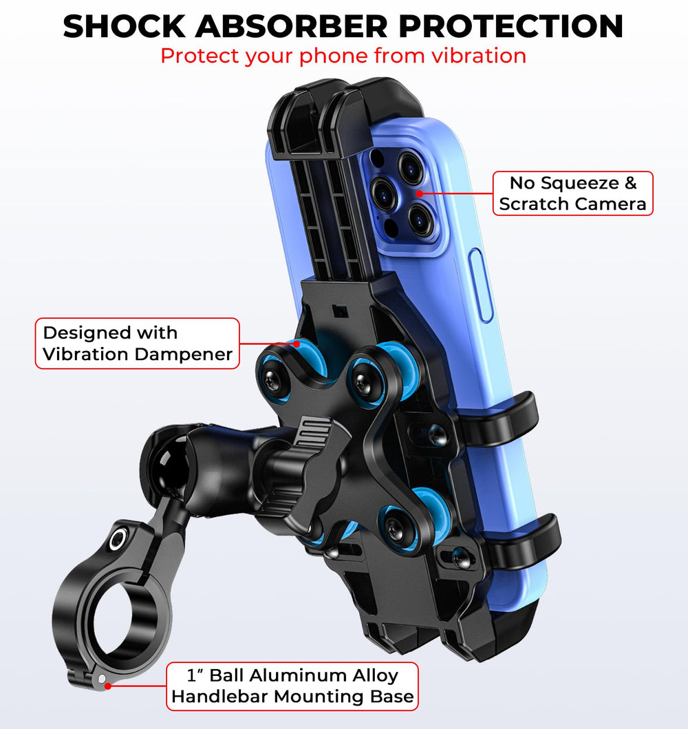 VAZESWIN close-up of silicone claws gripping phone to prevent slips
