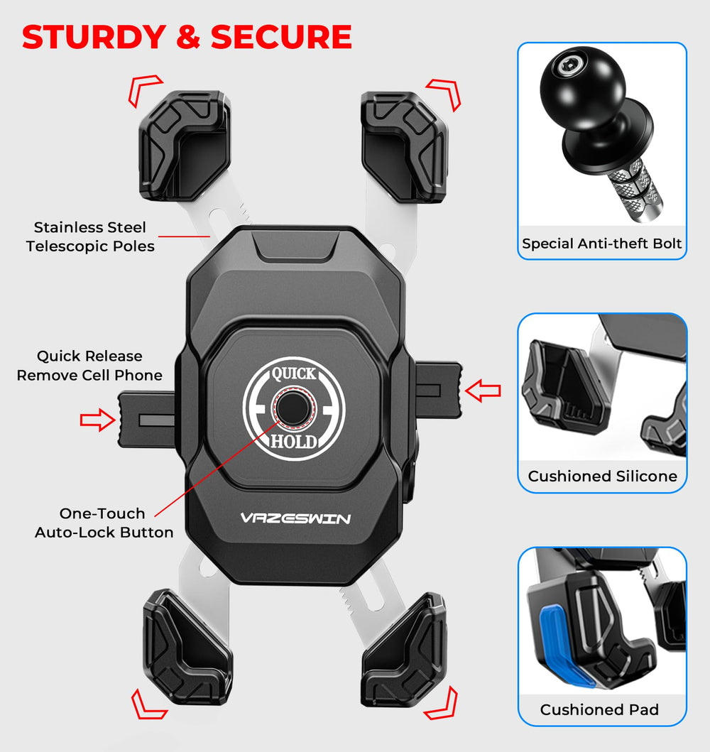 VAZESWIN silicone padded corners protect phone from scratches