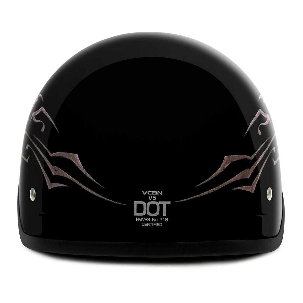 VCAN helmet double D-ring chin strap close-up for secure fastening