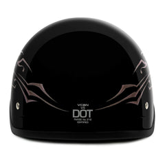VCAN helmet double D-ring chin strap close-up for secure fastening