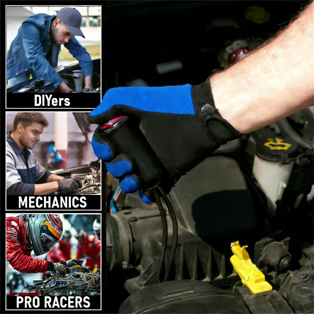 VCC in-use under hood demonstrating safe engine cranking