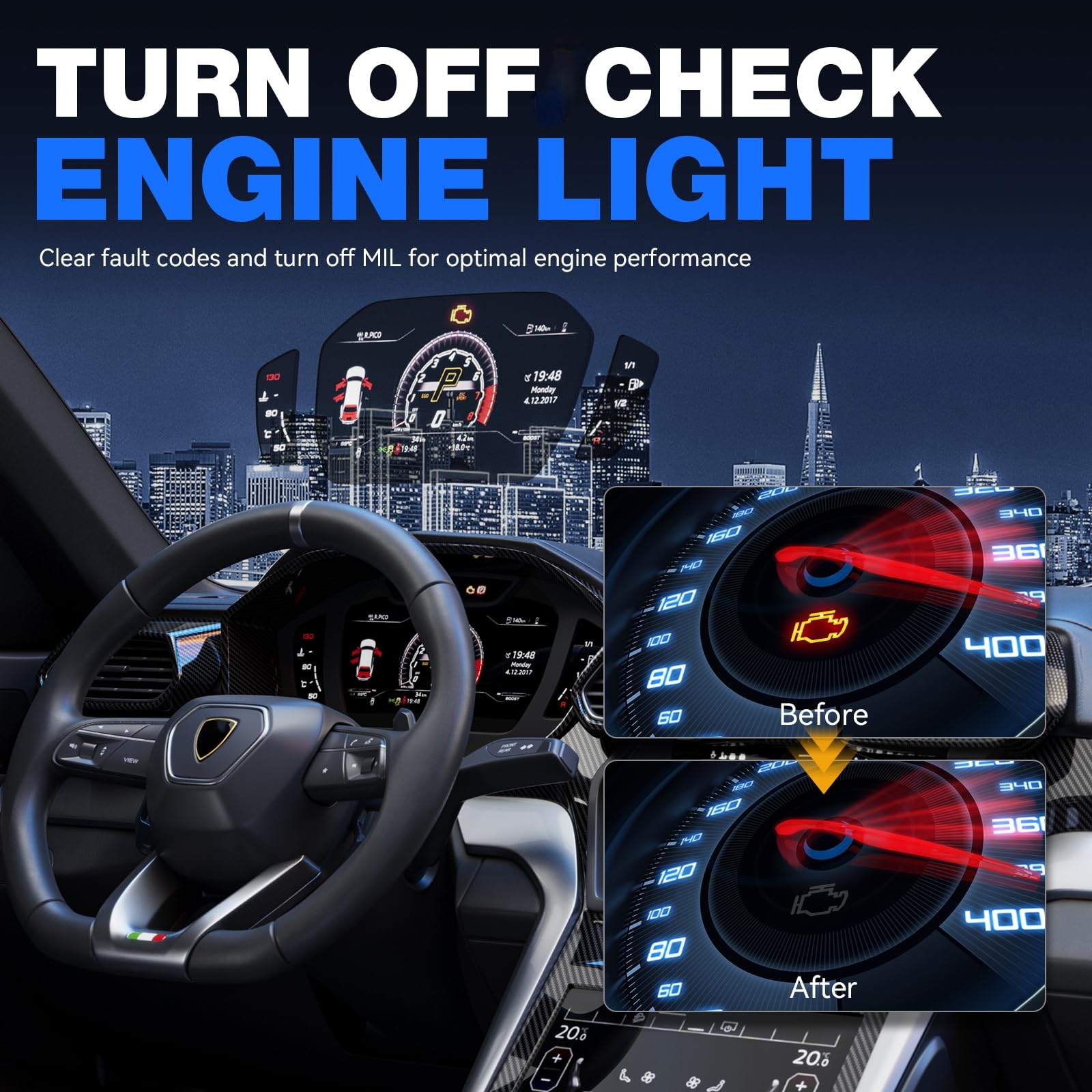 VDIAGTOOL VD30 Pro tactile buttons and easy one‑click controls