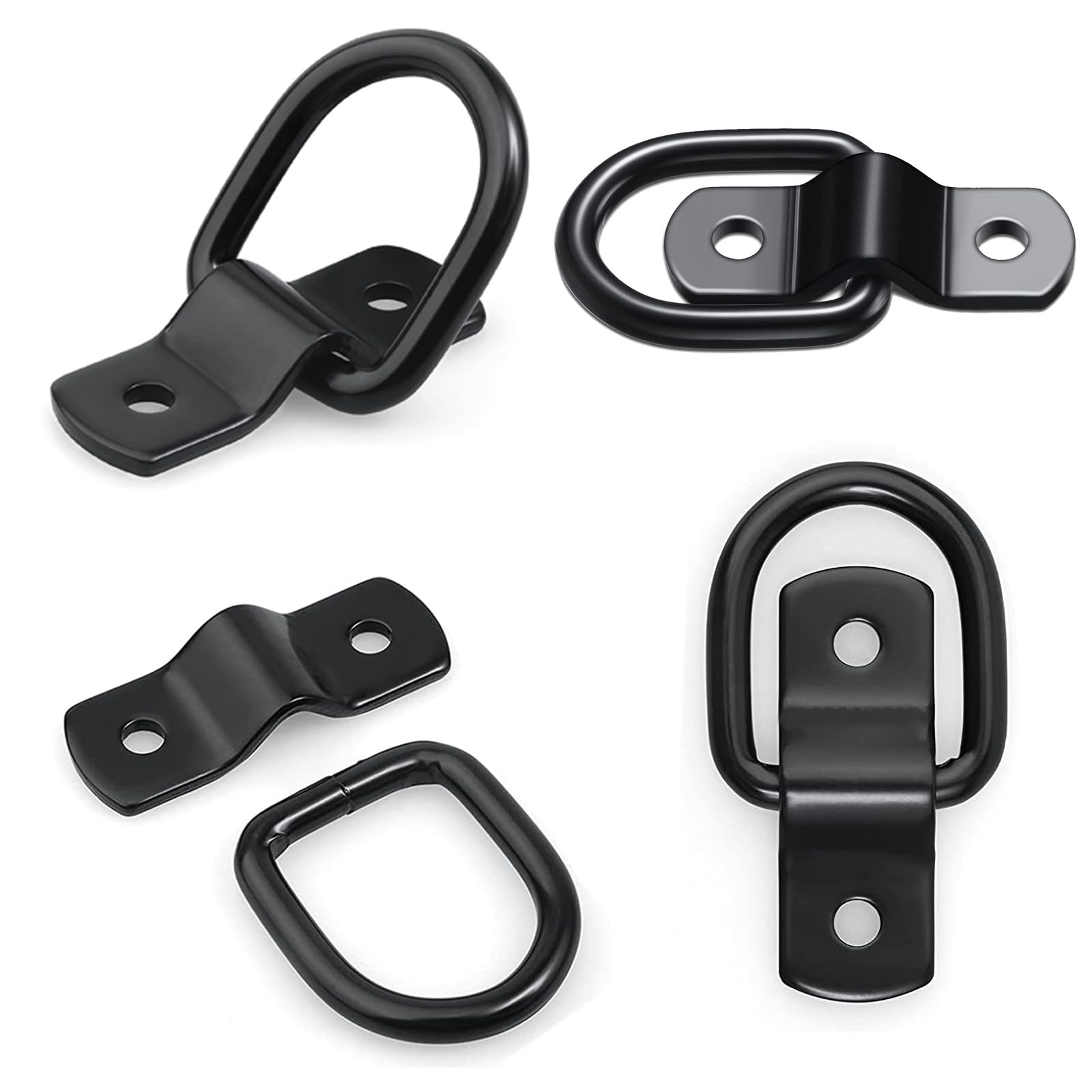 VEEBELL D-ring folded flat showing low-profile benefit when not in use