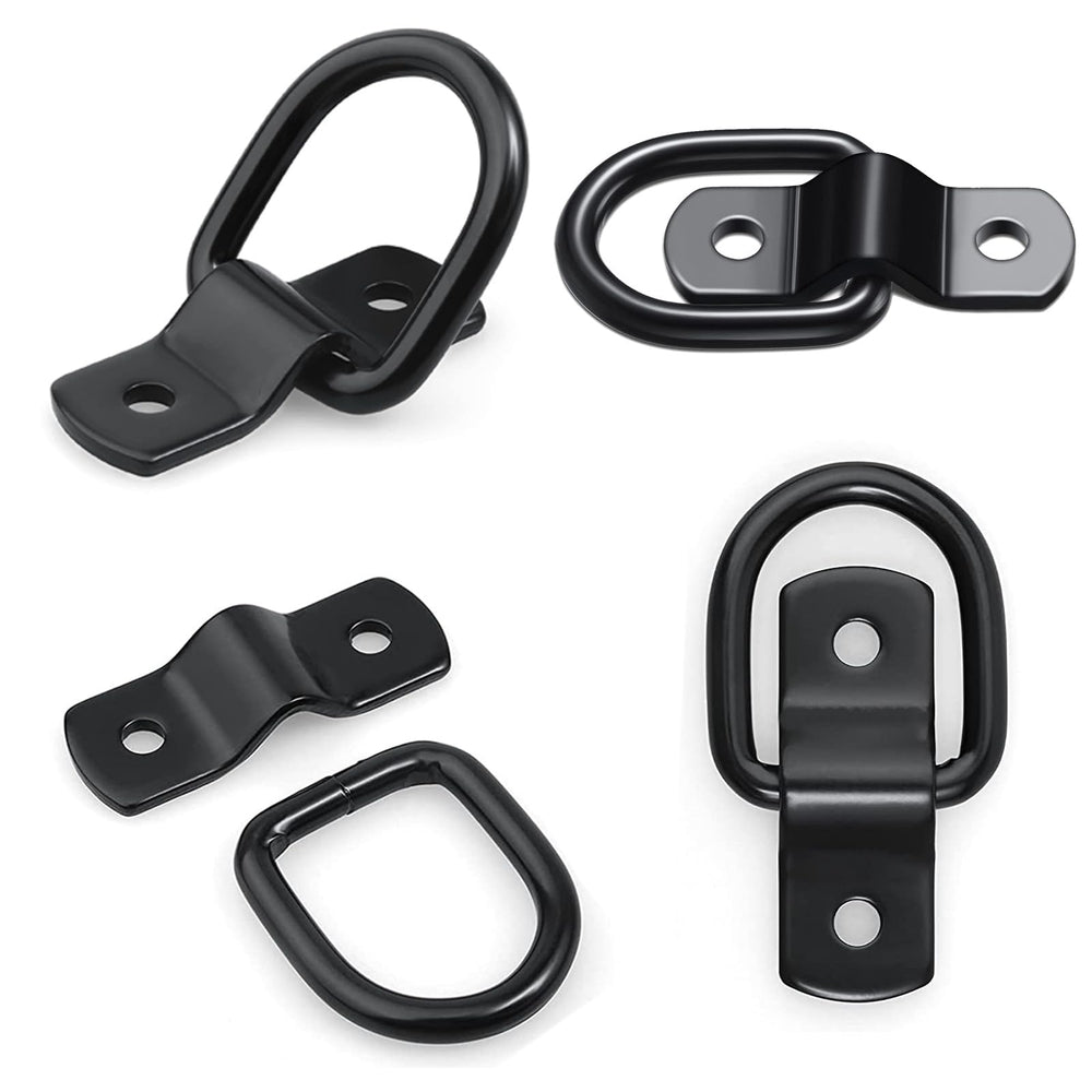 VEEBELL D-ring folded flat showing low-profile benefit when not in use
