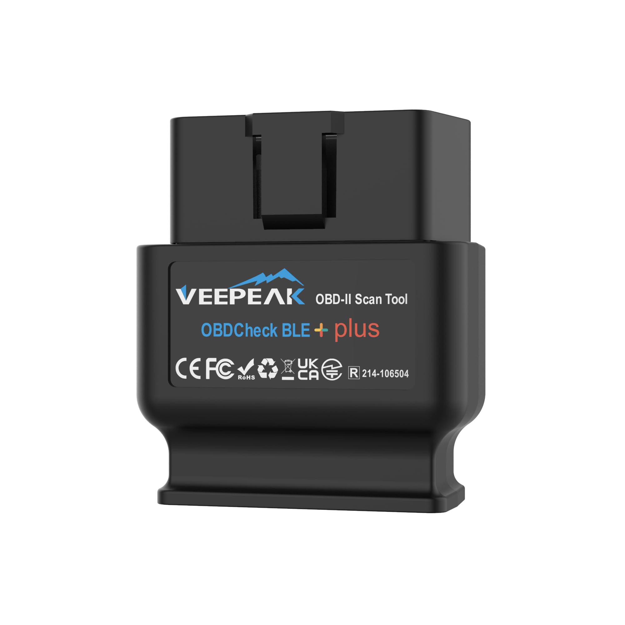 Veepeak dongle front view showing compact design and easy plug-in convenience