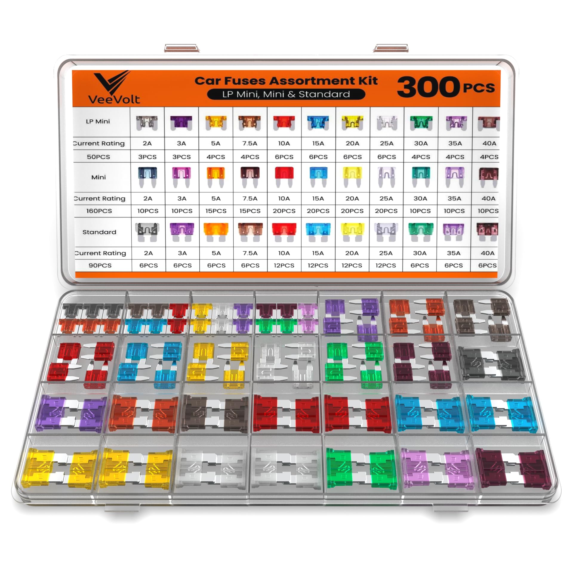 VeeVolt case front closed showing secure locks and portability for quick storage