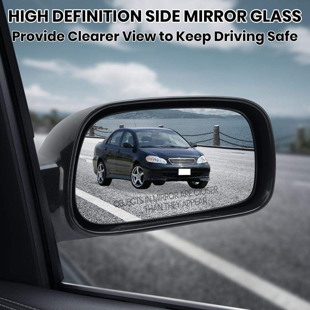 vefix mirror beside ruler showing dimensions for accurate fit benefit