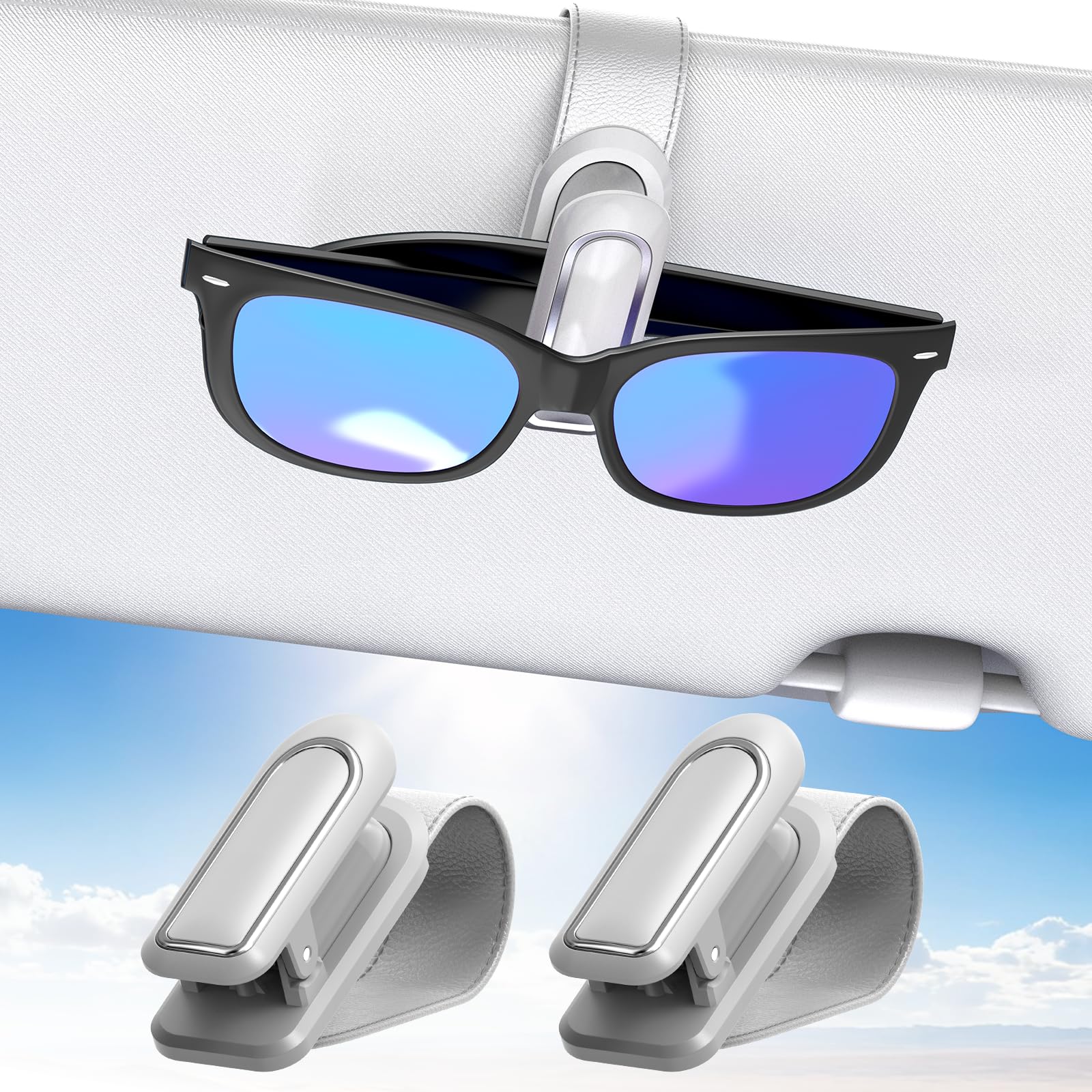 Veharvim front clip-on visor showing compact profile and easy access