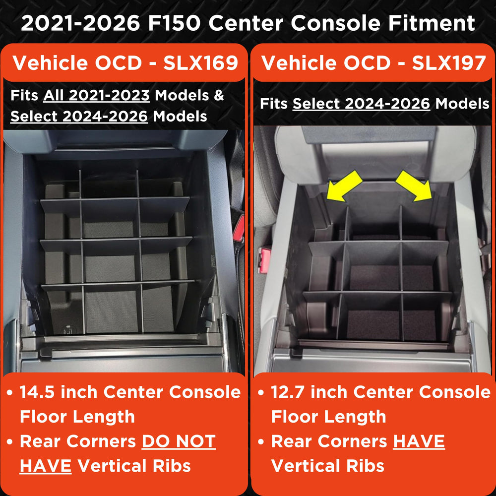Vehicle OCD close-up of interlocking divider detail highlighting precise fit and durability