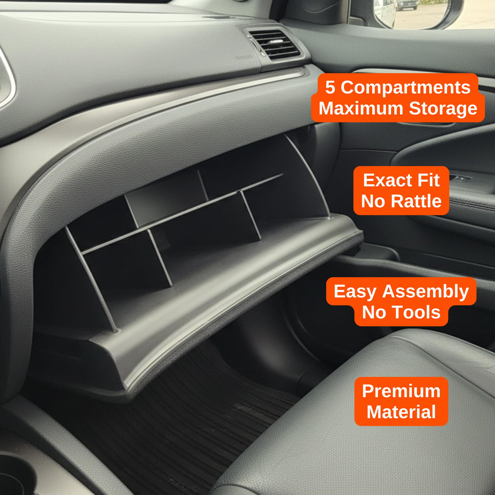 Vehicle OCD organizer holding vehicle documents for quick access benefit