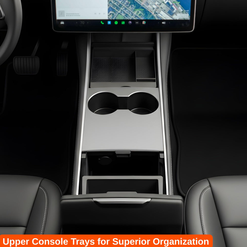 Vehicle OCD scale comparison with phone illustrating perfect size fit and easy reach
