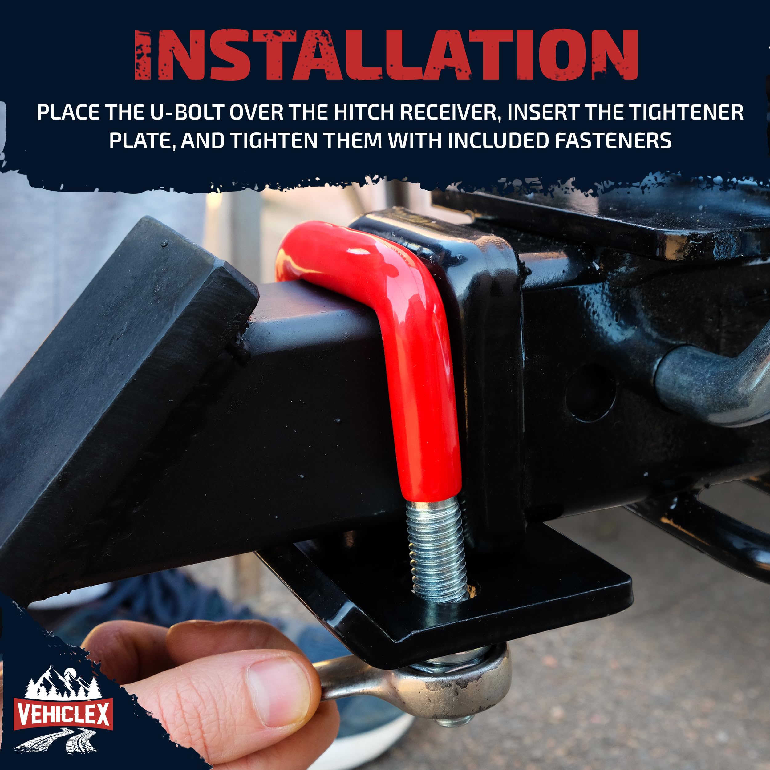 Vehiclex installed on tow vehicle demonstrating quieter, more stable towing performance