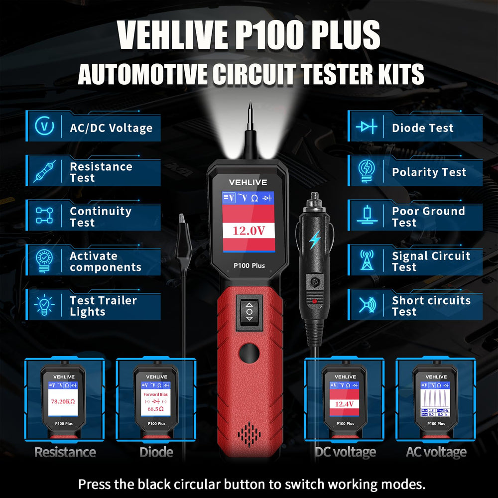 VEHLIVE probe tip detail showing corrosion resistant metal