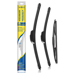 VEIGEIR front packaging showing three blades and fit details for fast replacement