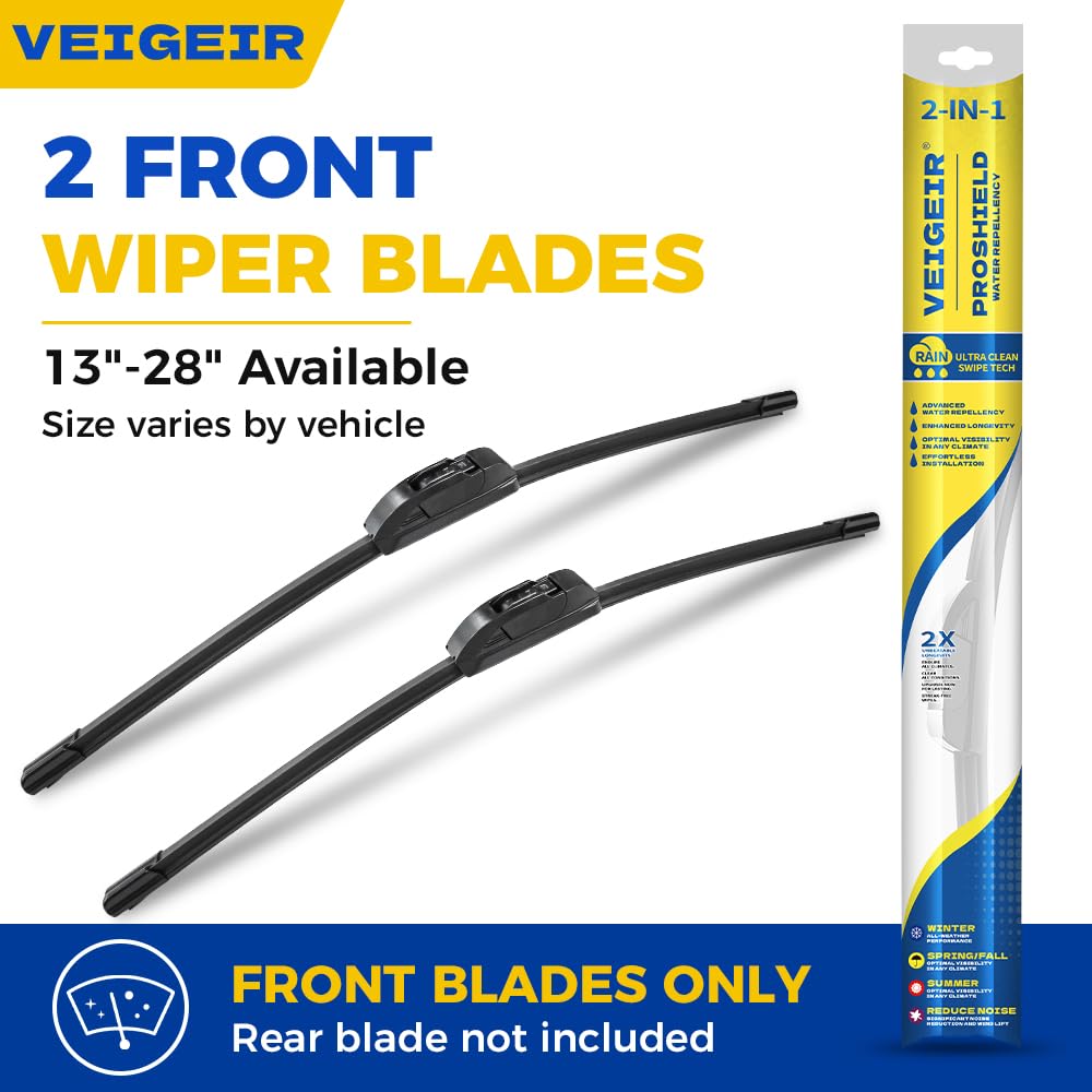 VEIGEIR blades installed on a Honda Accord windshield improving visibility in rain