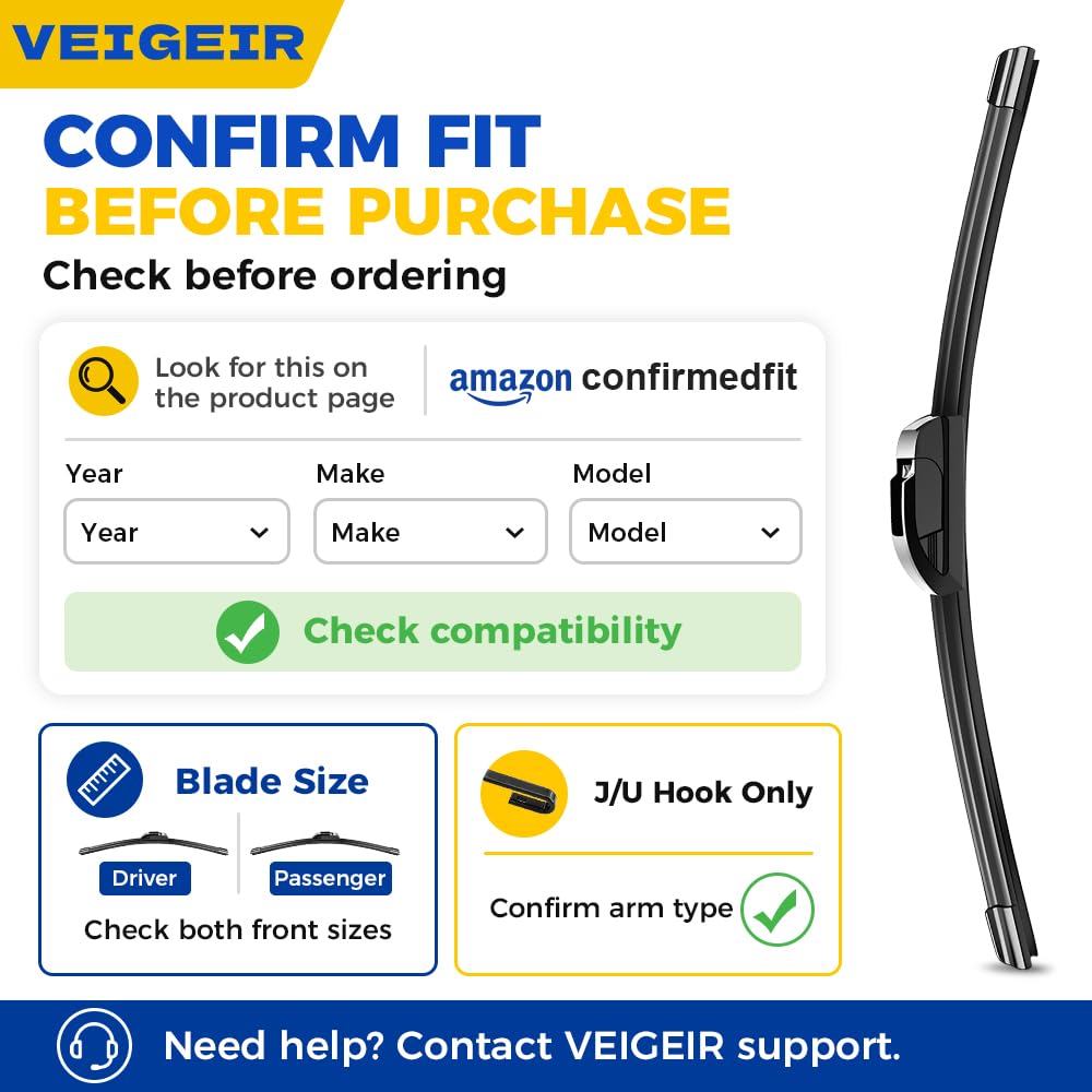 VEIGEIR product laid out beside a ruler showing exact sizes for correct fit confirmation