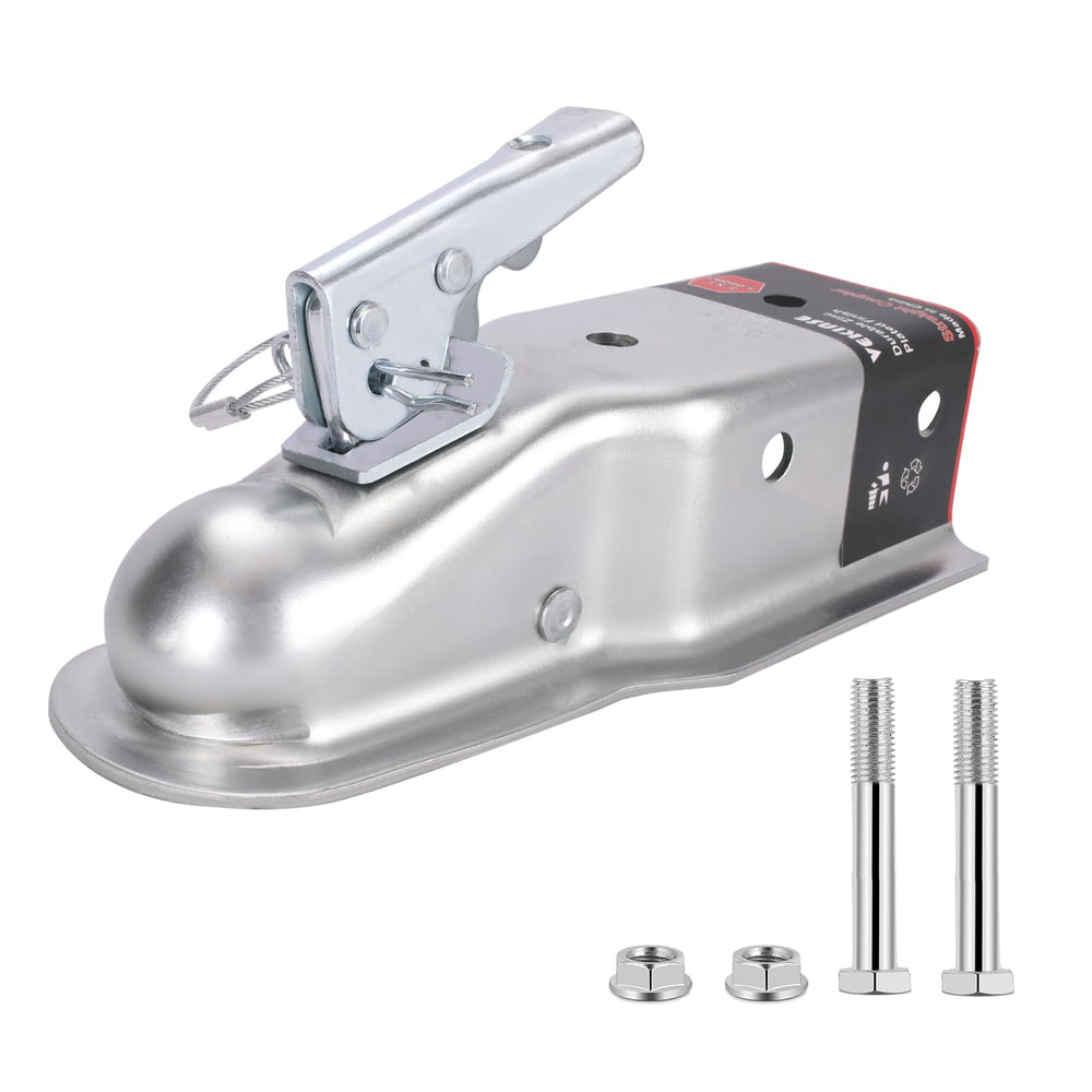 VEKINSE front view coupler showing fit and robust build benefit secure towing