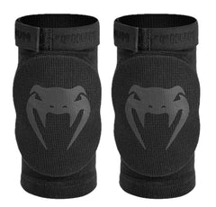 Venum Kontact elbow protector front view showing sleek coverage and safe strikes
