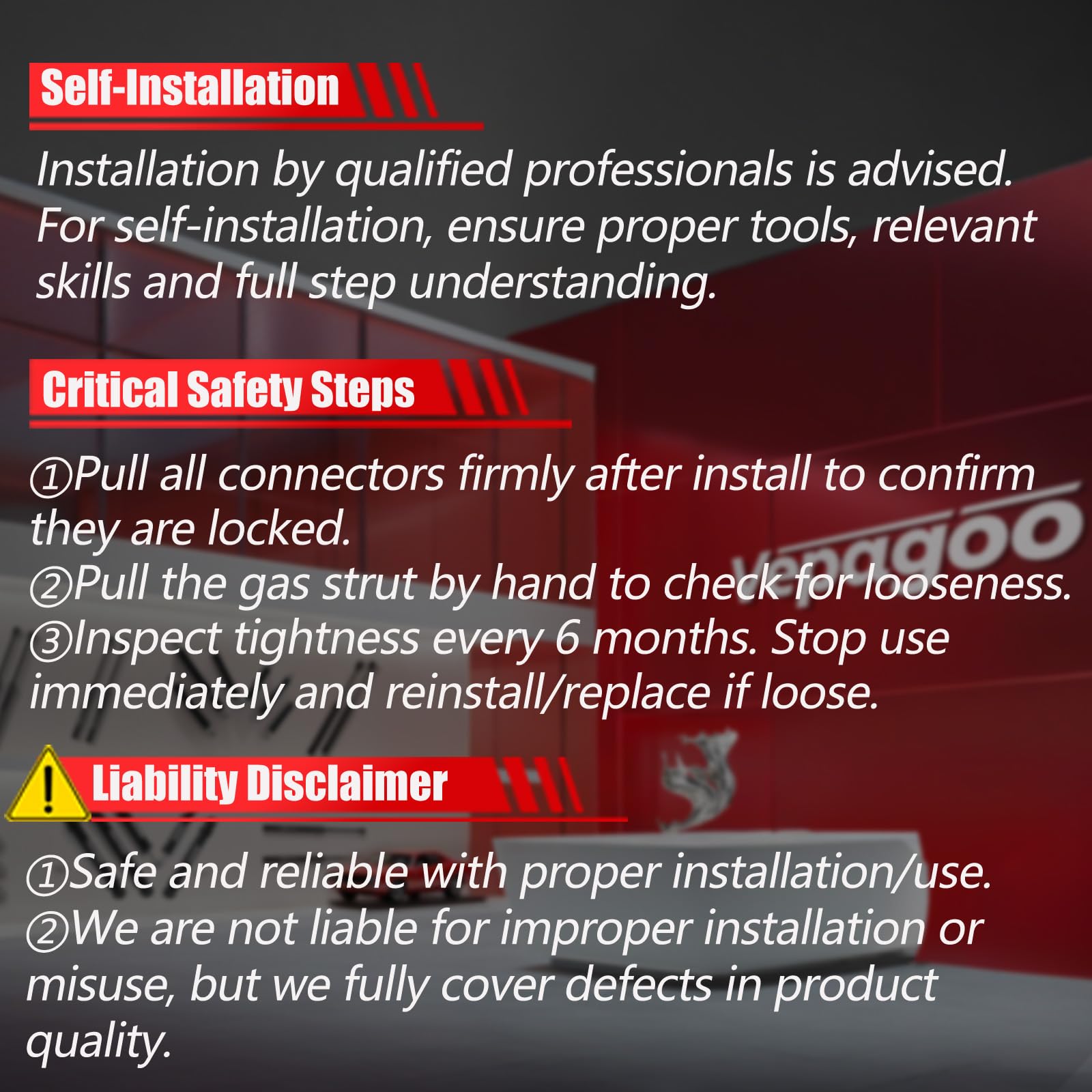 Vepagoo in garage setting helping DIY owners complete hood repair