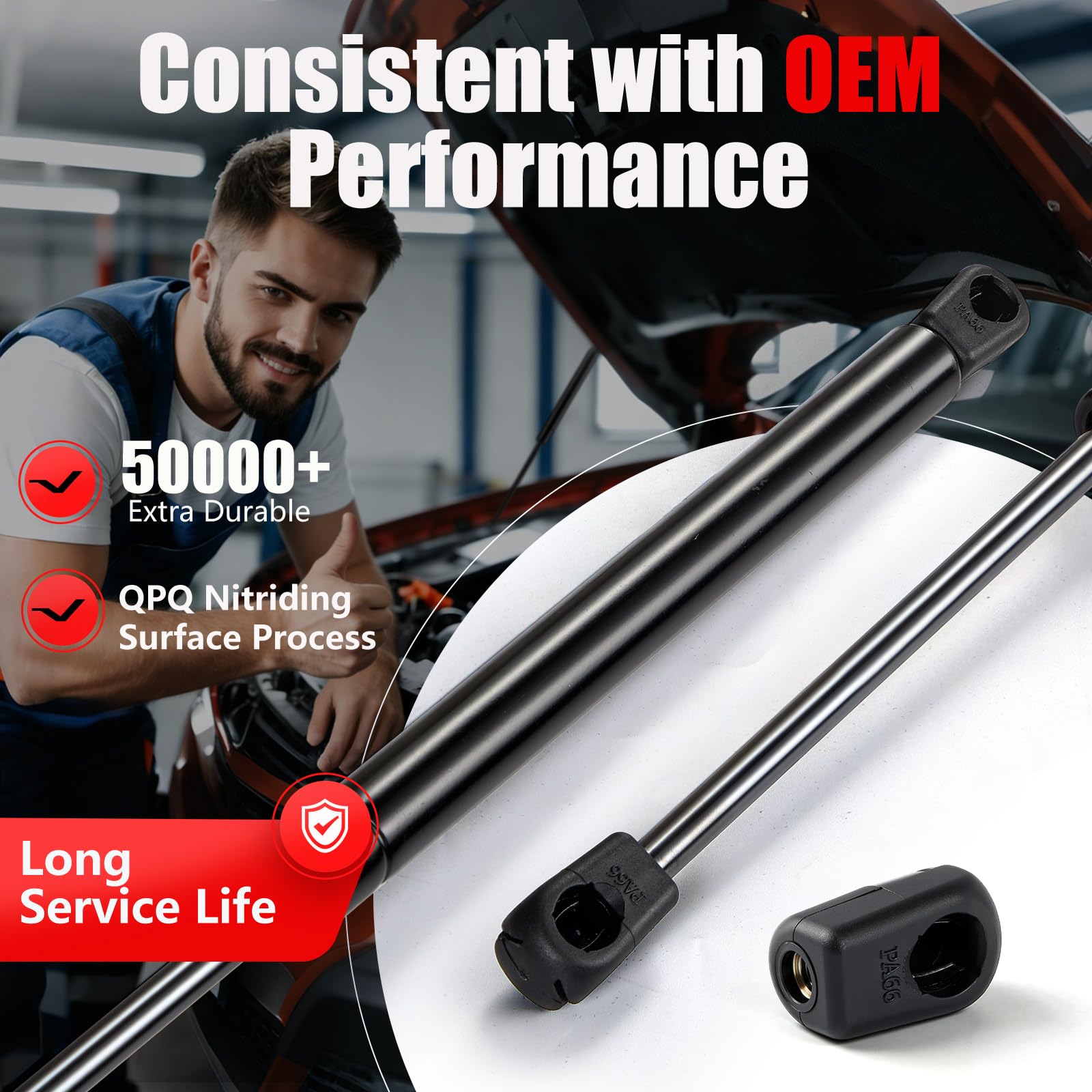 Vepagoo strut hoist demo opening rear glass showing safer, effortless access to cargo