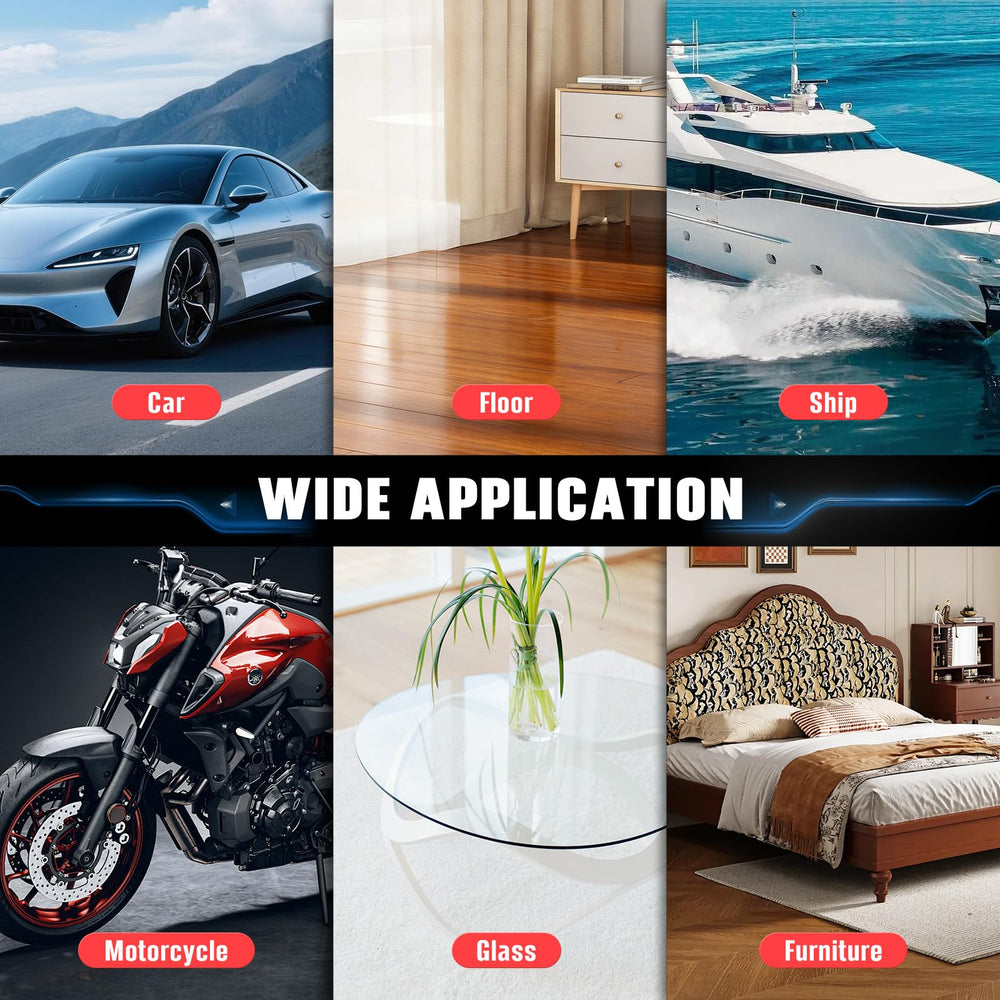 VERVEWAVE polisher smoothing car hood for faster defect removal and glossy finish benefit