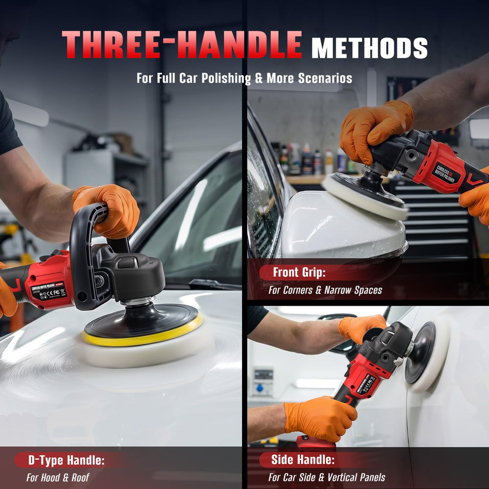 VERVEWAVE three handle options illustrating control and comfort benefit