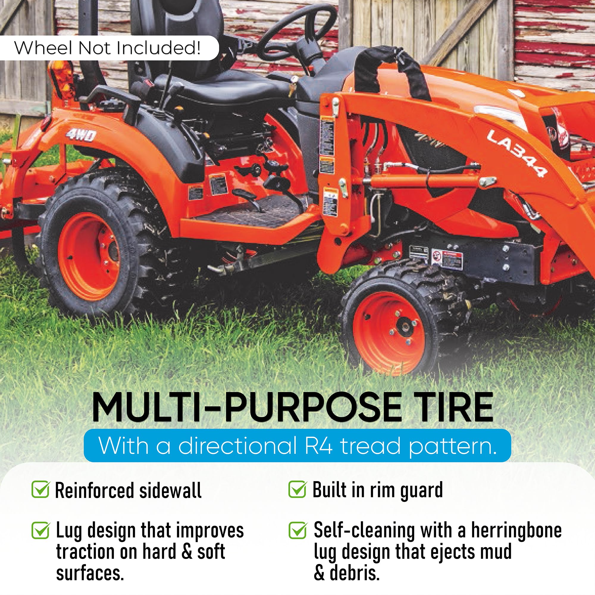 Veteran Tire boxed packaging label showing model and specs