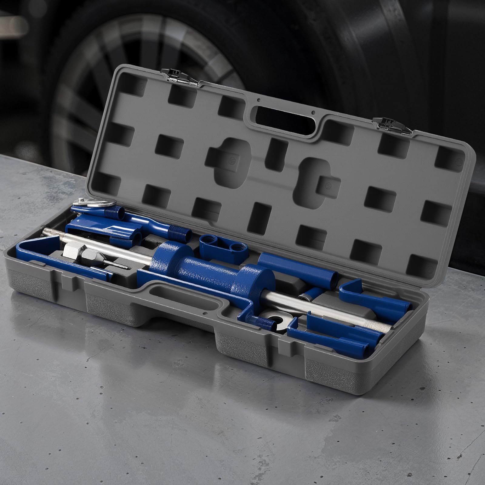 VEVOR all parts organized flat-lay showing complete kit for efficient repairs