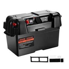 VEVOR front view of battery box showing protective case and neat profile