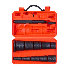 VEVOR front view of bearing press kit showing complete set and case for easy transport