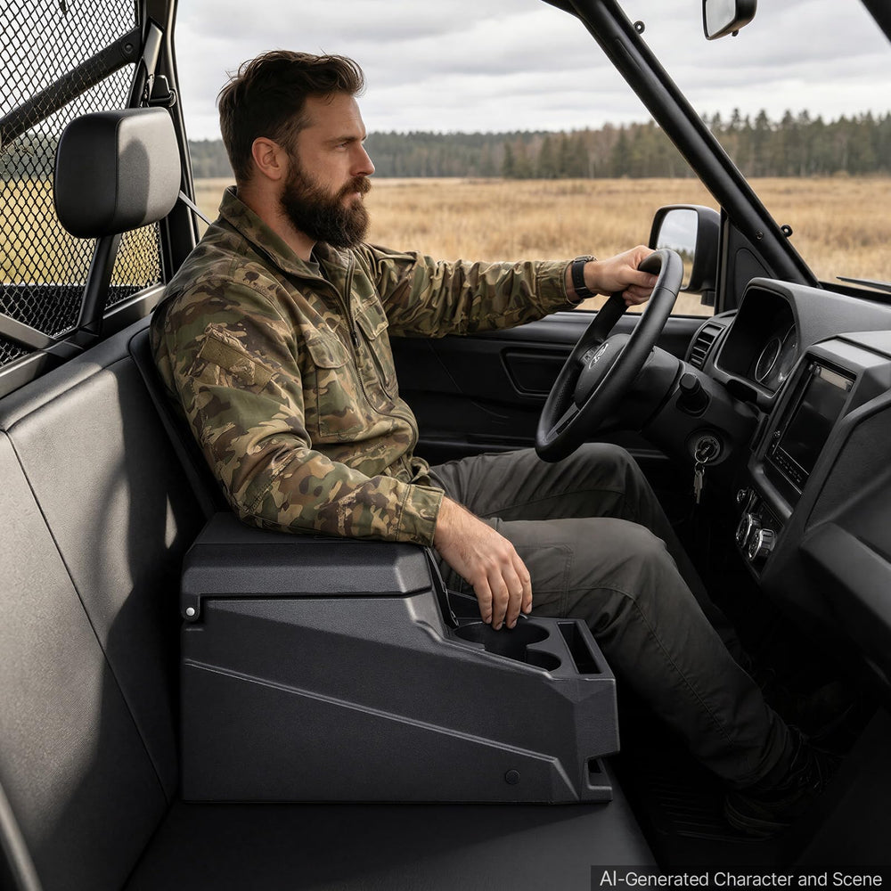 VEVOR console in-vehicle lifestyle scene improving cab organization