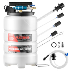 VEVOR extractor front view showing ergonomic handle and sealed lid for cleaner jobs