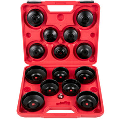 VEVOR front view of open case showing organized sockets and quick selection benefit