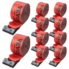 VEVOR front packaging showing 10-pack and product benefit of multiple straps