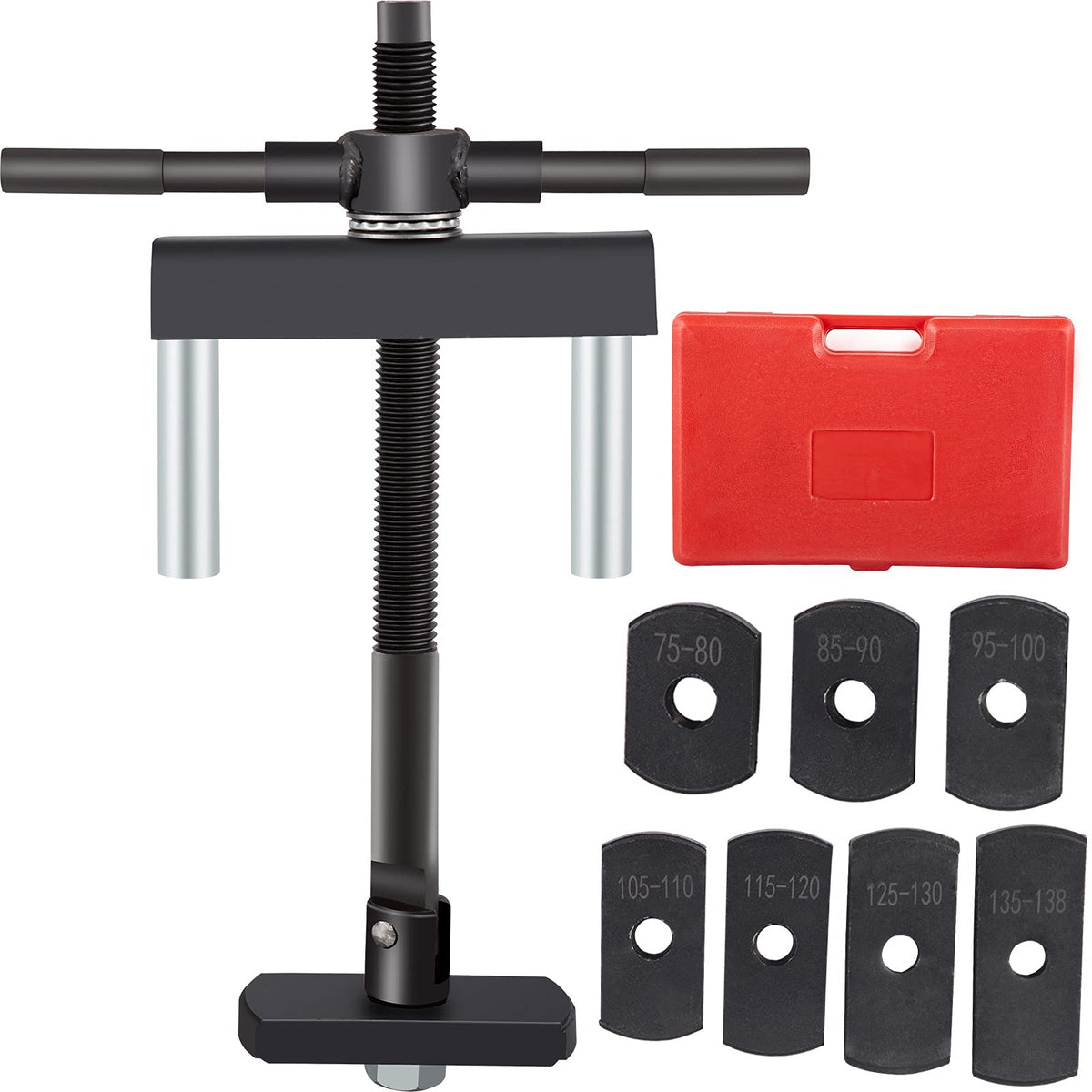 VEVOR front view of complete liner puller kit showing organized parts and durability benefits