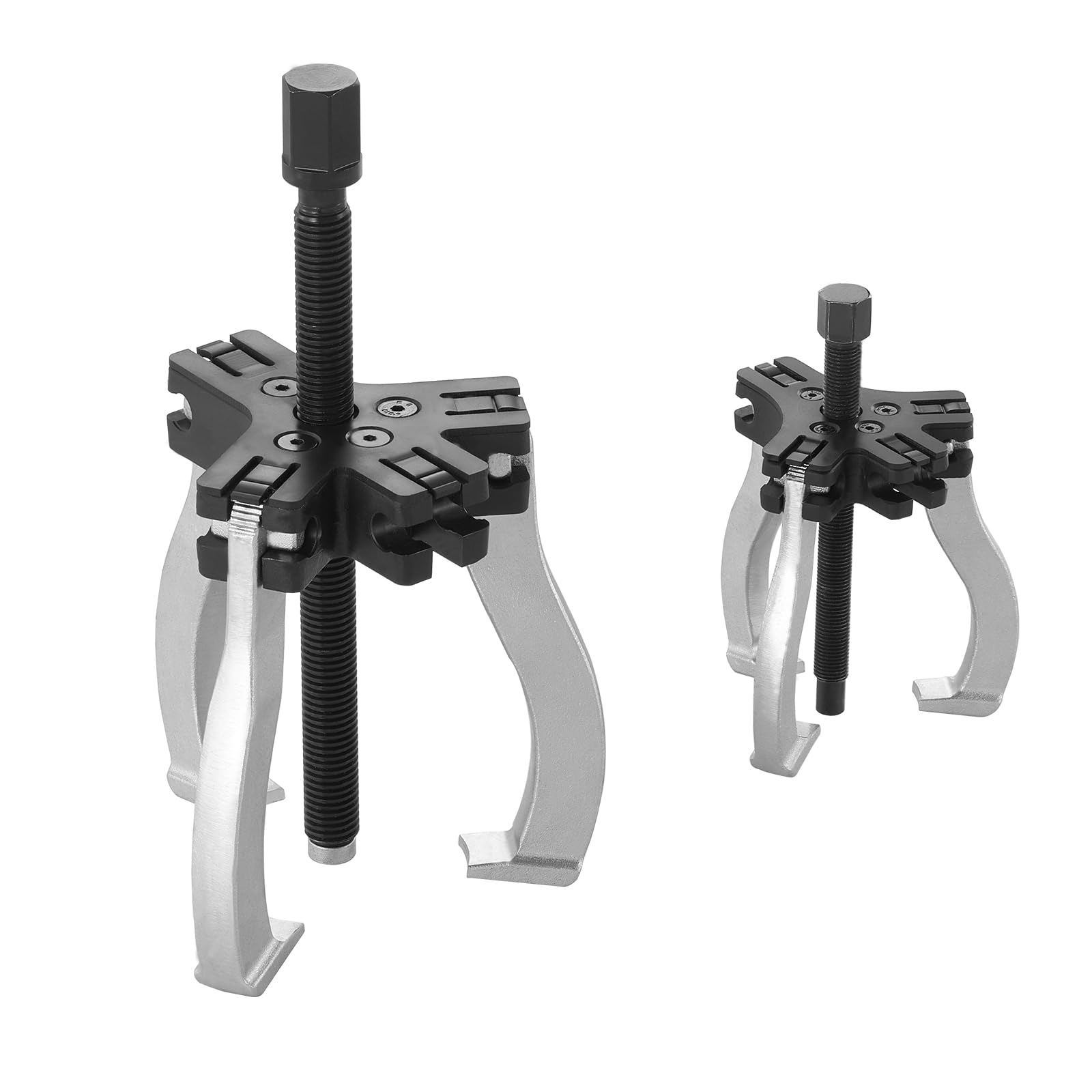 VEVOR puller kit laid out with components illustrating quick assembly and organized storage