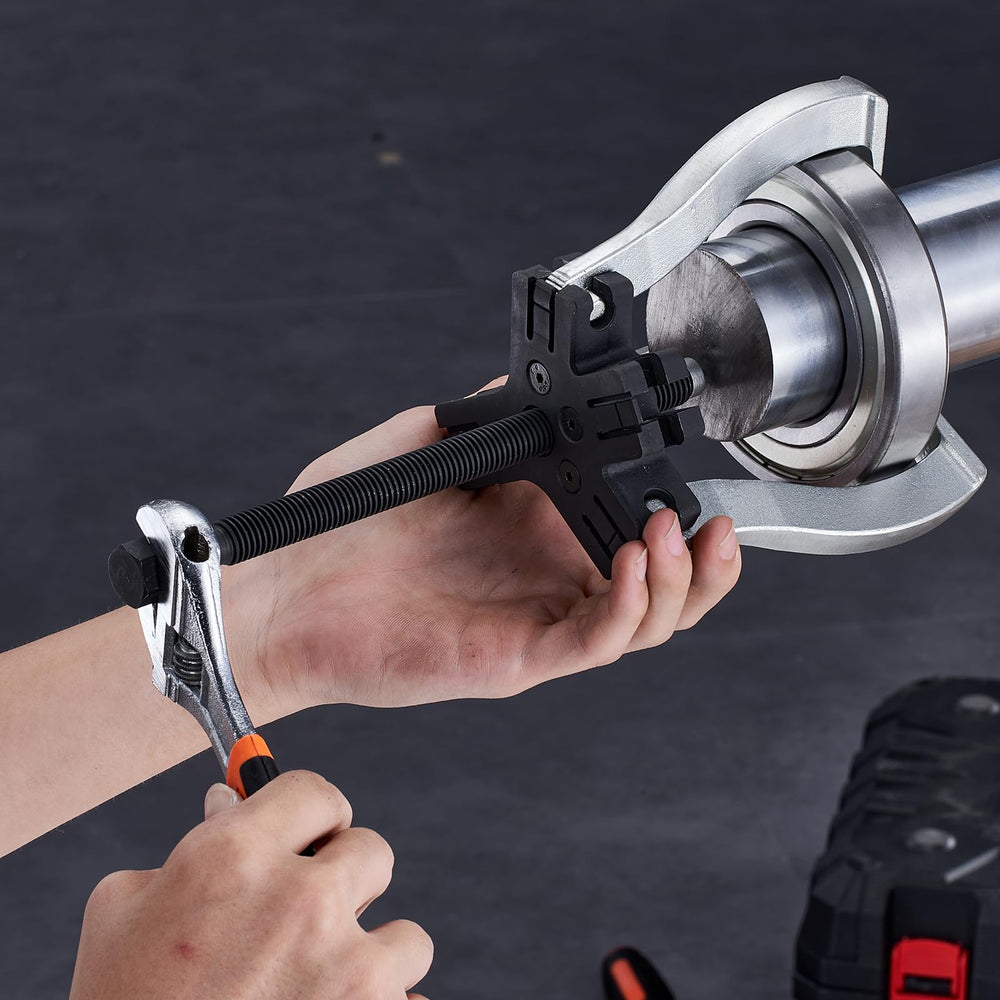 VEVOR puller surface finish close-up highlighting rust-resistant coating for longer life