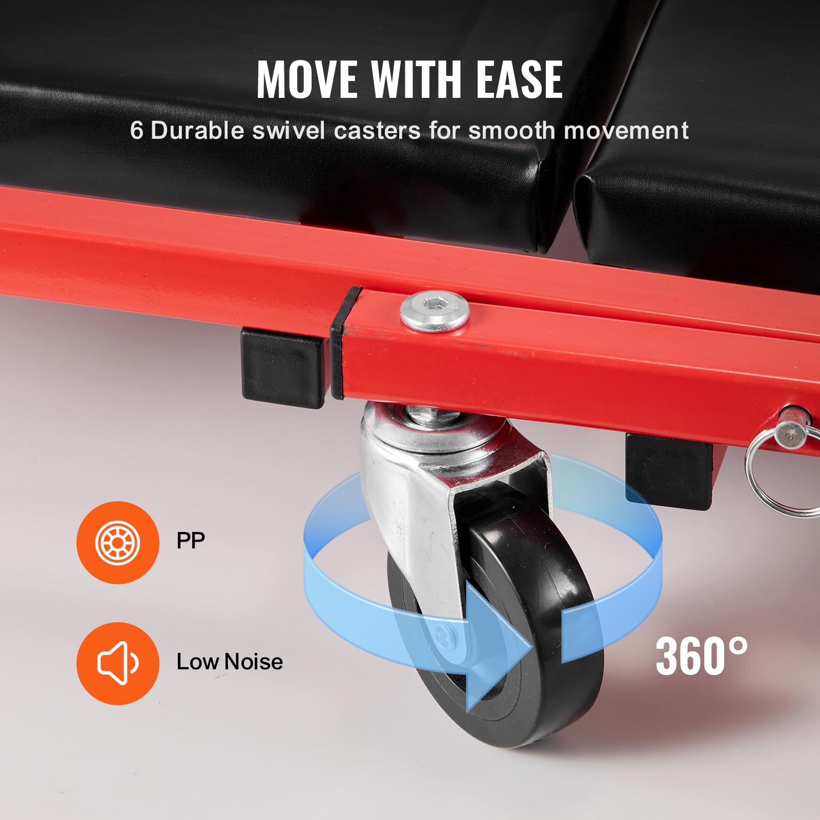 VEVOR headrest and cushion detail for neck and upper-back comfort