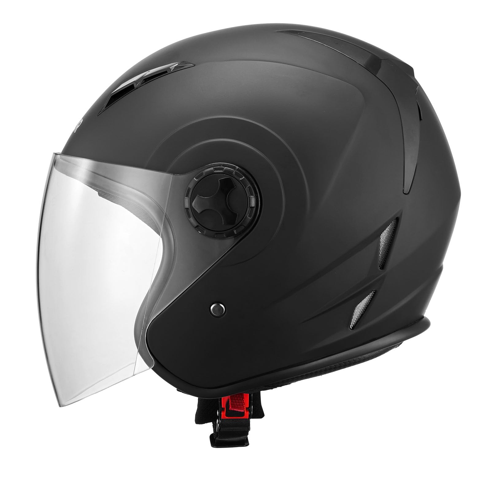 VEVOR helmet on dirt trail showing off-road protection benefit
