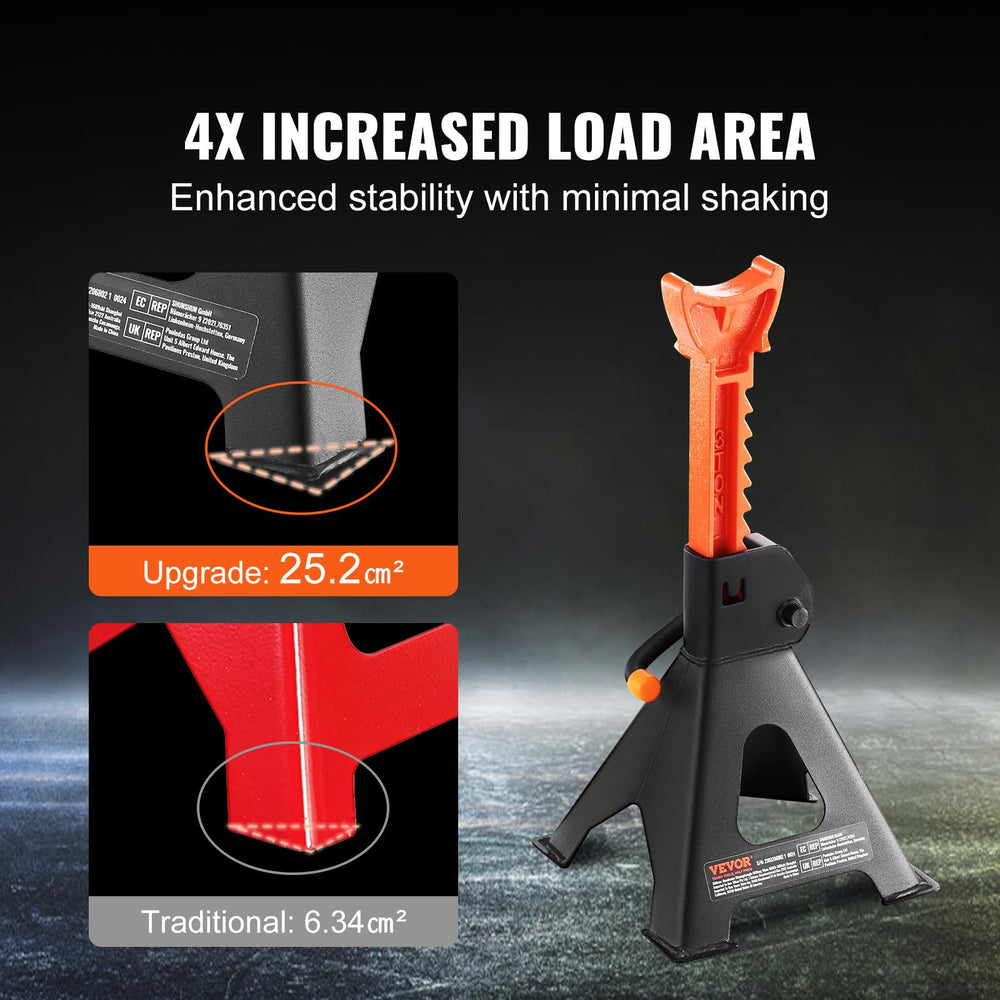 VEVOR wide pyramid base image demonstrating enhanced ground stability