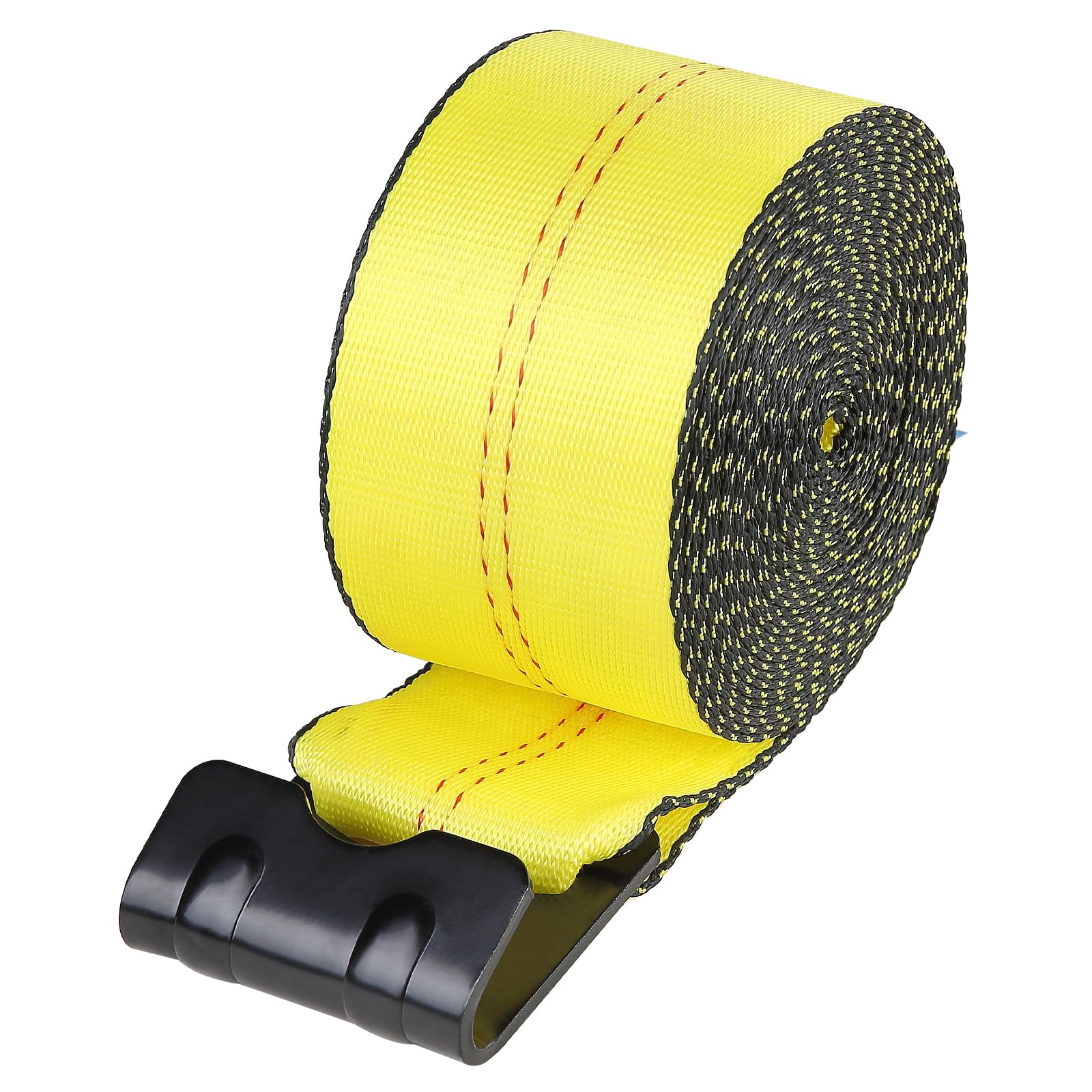 VEVOR straps deployed across lumber to illustrate balanced load distribution