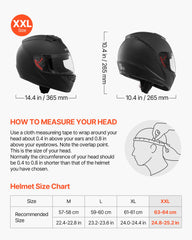 VEVOR helmet shell close-up highlighting durable ABS construction and finish