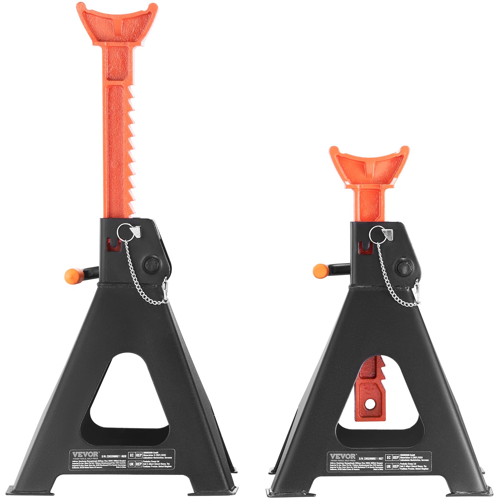 VEVOR reinforced packaging to show safe delivery and included components