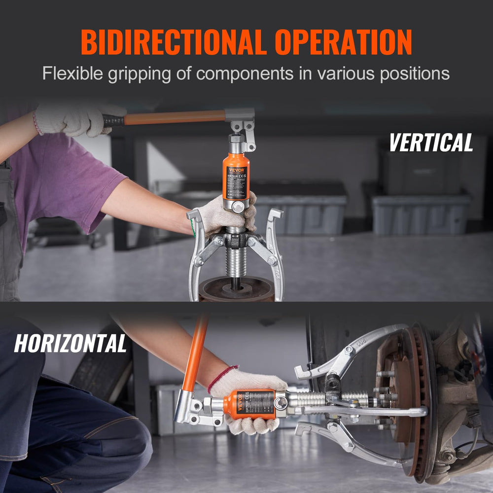VEVOR horizontal use with extended handle reducing operator strain