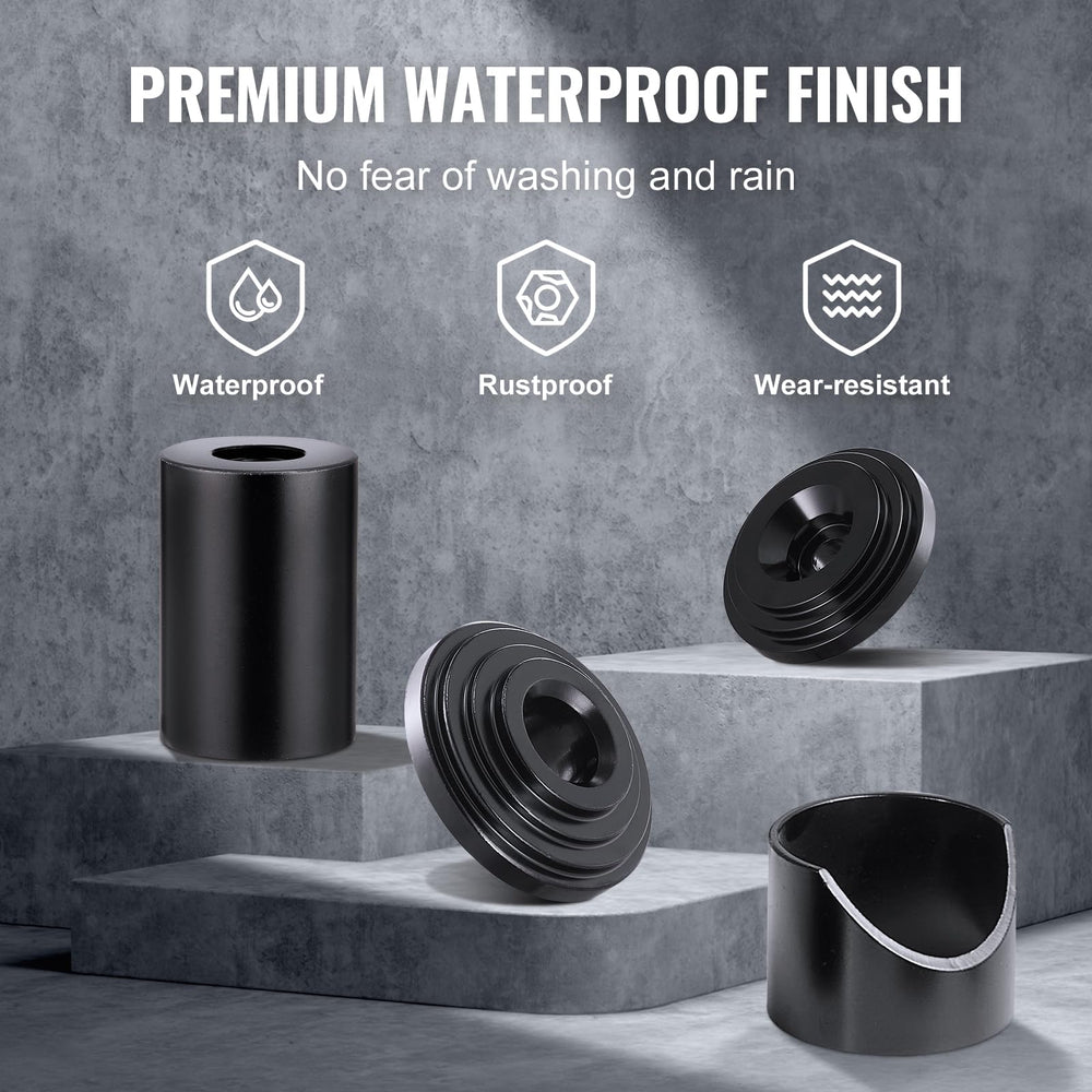 VEVOR receiving tubes side-by-side to show size options for different joints