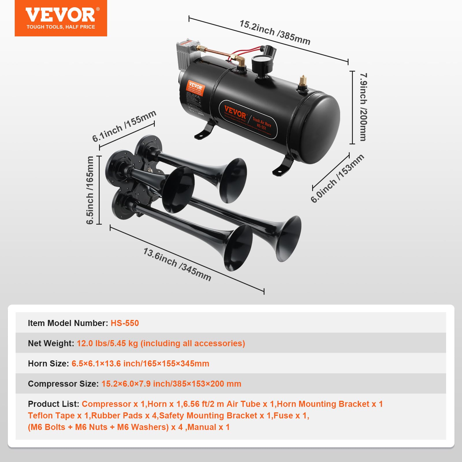 VEVOR rubber cushion close-up showing vibration reduction and stable mounting