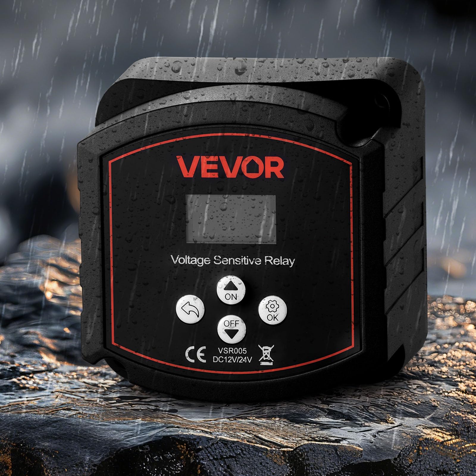 VEVOR durable casing texture showing shockproof and dustproof construction advantage