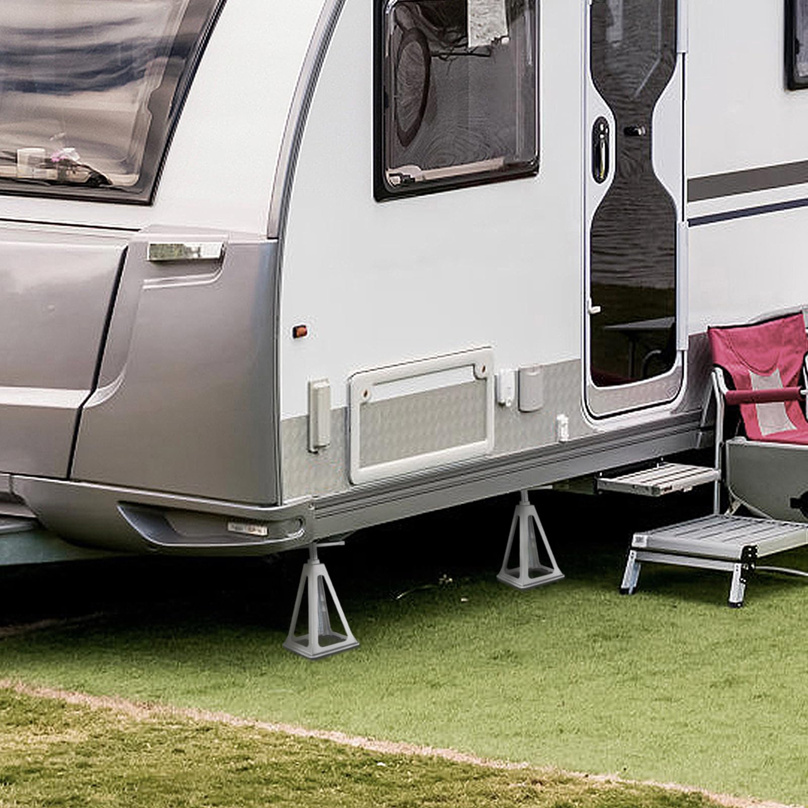 VEVOR four jacks inside storage bag highlighting convenient transport and storage