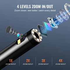 VEVOR semi-rigid 16.4 ft cable flexed, easy navigation through tight channels benefit